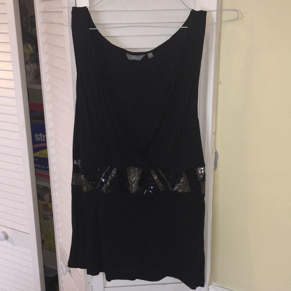 Club top with sequins